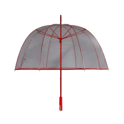 Golf Best Очень большой прозрачный соломенный зонт, ветрозащитный