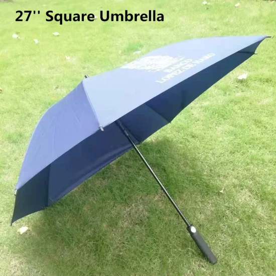 Фабричный уличный рекламный ветрозащитный индивидуальный 27-дюймовый дождевой зонтик для гольфа