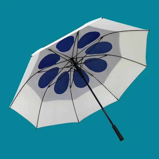 Новый модный дизайн с вентилируемым наружным анти-УФ-зонтиком для гольфа с отверстиями для фабрики теней